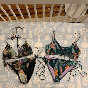 Bundle floral bikinis - h&m